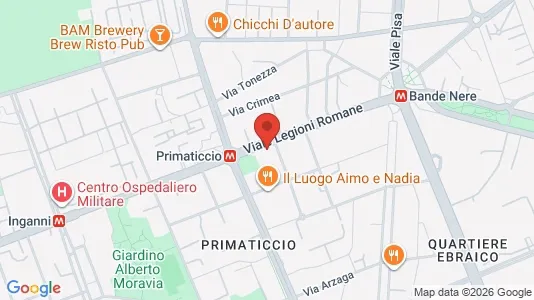 Rooms for rent i Milano Zona 6 - Barona, Lorenteggio - kort over placeringen