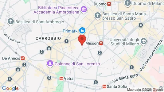 Apartments for rent i Milano Zona 1 - Centro storico - kort over placeringen