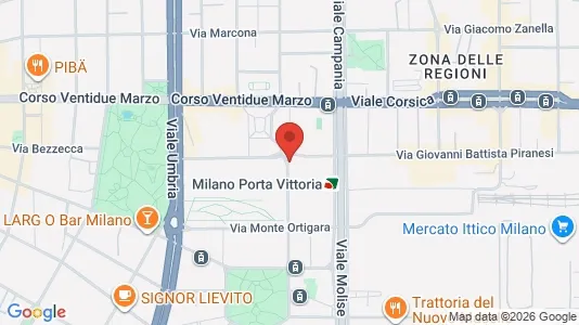 Apartments for rent i Milano Zona 4 - Vittoria, Forlanini - kort over placeringen