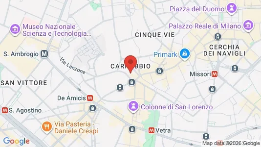 Apartments for rent i Milano Zona 1 - Centro storico - kort over placeringen