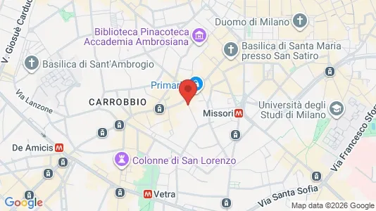 Apartments for rent i Milano Zona 1 - Centro storico - kort over placeringen
