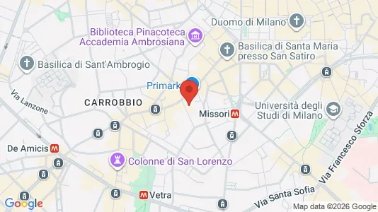 Apartments for rent i Milano Zona 1 - Centro storico - kort over placeringen