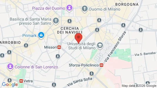Rooms for rent i Milano Zona 1 - Centro storico - kort over placeringen