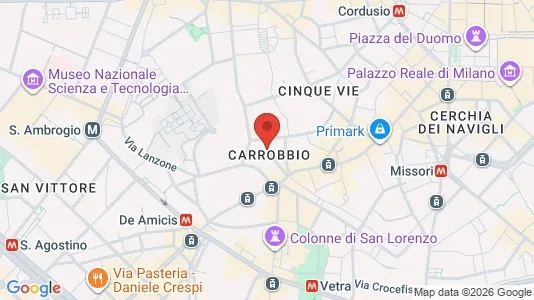 Apartments for rent i Milano Zona 1 - Centro storico - kort over placeringen