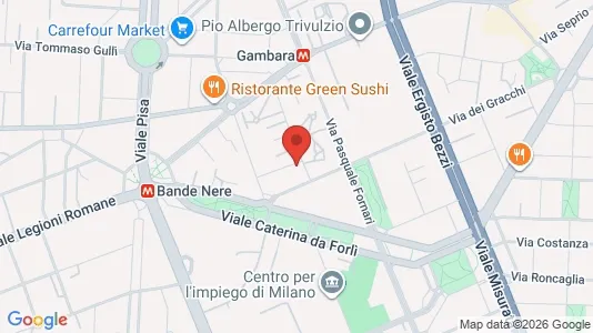 Rooms for rent i Milano Zona 6 - Barona, Lorenteggio - kort over placeringen