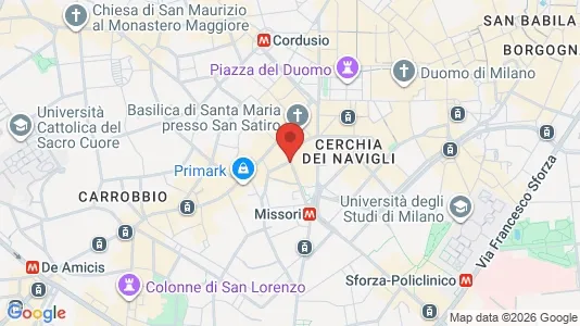 Apartments for rent i Milano Zona 1 - Centro storico - kort over placeringen