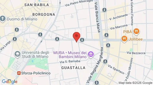 Apartments for rent i Milano Zona 1 - Centro storico - kort over placeringen