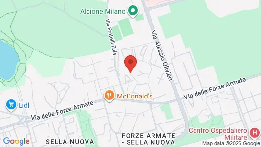Rooms for rent i Milano Zona 7 - Baggio, De Angeli, San Siro - kort over placeringen