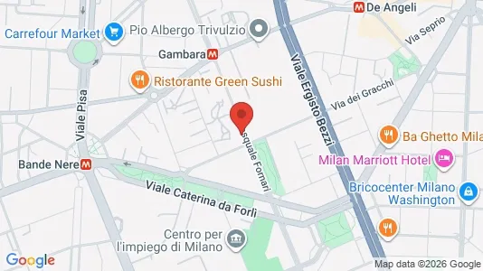 Rooms for rent i Milano Zona 6 - Barona, Lorenteggio - kort over placeringen