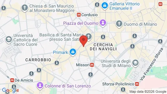 Apartments for rent i Milano Zona 1 - Centro storico - kort over placeringen