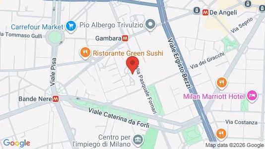 Rooms for rent i Milano Zona 6 - Barona, Lorenteggio - kort over placeringen