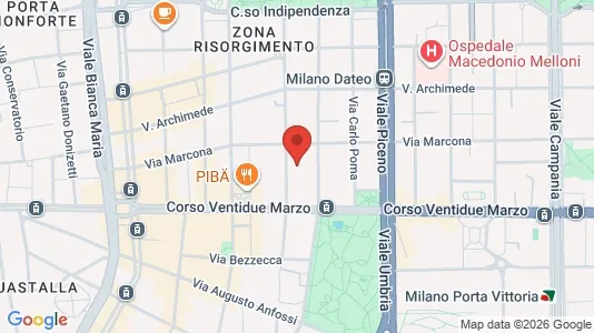 Apartments for rent i Milano Zona 1 - Centro storico - kort over placeringen
