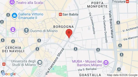 Apartments for rent i Milano Zona 1 - Centro storico - kort over placeringen