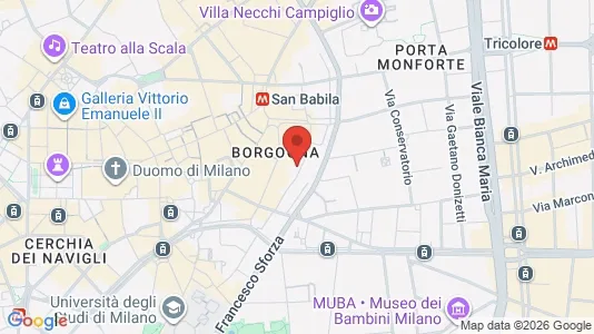 Apartments for rent i Milano Zona 1 - Centro storico - kort over placeringen