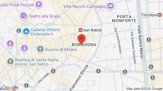 Apartments for rent i Milano Zona 1 - Centro storico - kort over placeringen