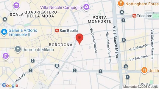Apartments for rent i Milano Zona 1 - Centro storico - kort over placeringen
