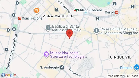 Apartments for rent i Milano Zona 1 - Centro storico - kort over placeringen
