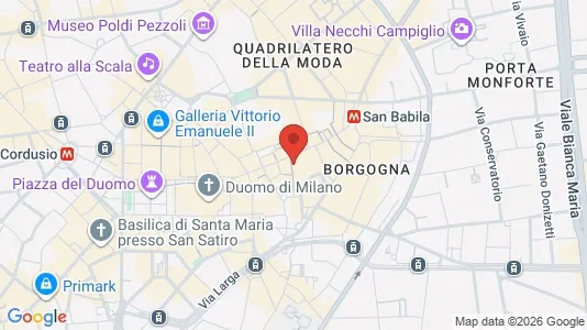 Apartments for rent i Milano Zona 1 - Centro storico - kort over placeringen