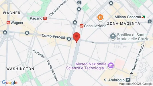 Apartments for rent i Milano Zona 1 - Centro storico - kort over placeringen