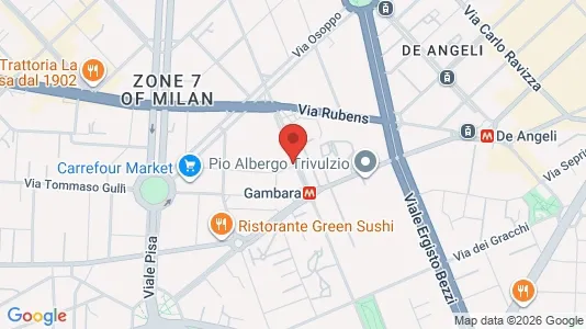 Apartments for rent i Milano Zona 6 - Barona, Lorenteggio - kort over placeringen