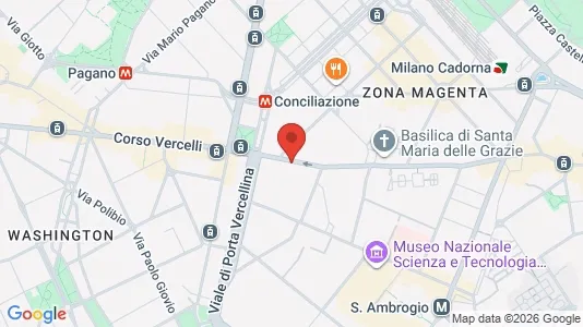 Apartments for rent i Milano Zona 1 - Centro storico - kort over placeringen