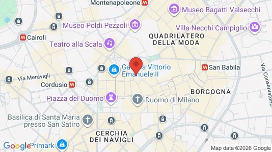 Apartments for rent i Milano Zona 1 - Centro storico - kort over placeringen