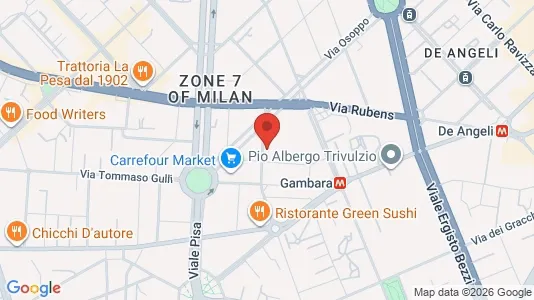 Apartments for rent i Milano Zona 6 - Barona, Lorenteggio - kort over placeringen