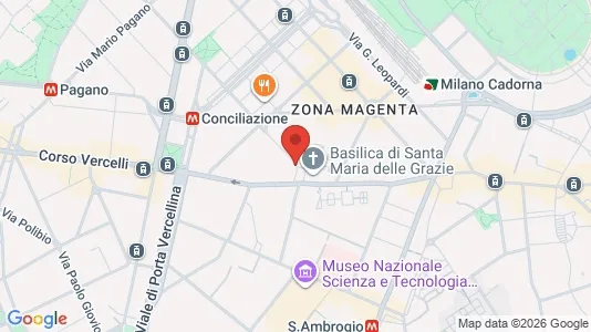 Apartments for rent i Milano Zona 1 - Centro storico - kort over placeringen