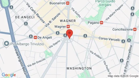 Apartments for rent i Milano Zona 1 - Centro storico - kort over placeringen