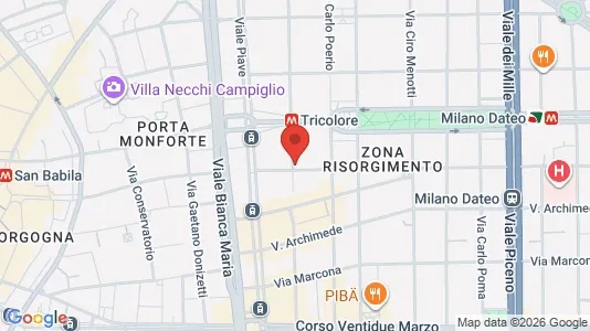 Apartments for rent i Milano Zona 1 - Centro storico - kort over placeringen