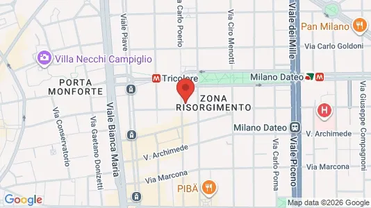 Apartments for rent i Milano Zona 1 - Centro storico - kort over placeringen