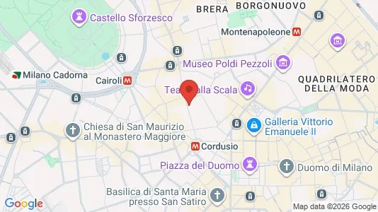 Apartments for rent i Milano Zona 1 - Centro storico - kort over placeringen