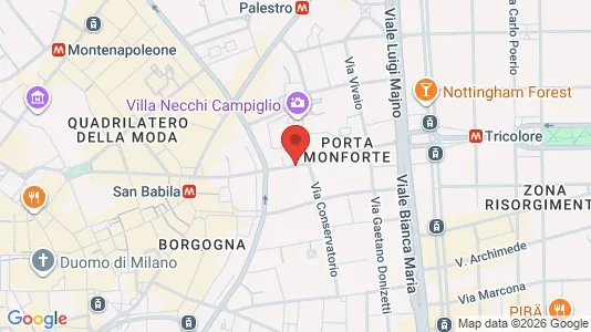 Apartments for rent i Milano Zona 1 - Centro storico - kort over placeringen