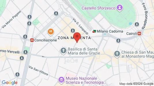 Apartments for rent i Milano Zona 1 - Centro storico - kort over placeringen