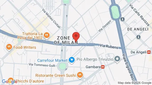 Apartments for rent i Milano Zona 7 - Baggio, De Angeli, San Siro - kort over placeringen