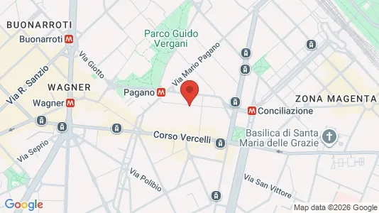 Apartments for rent i Milano Zona 1 - Centro storico - kort over placeringen