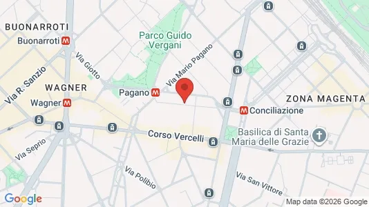 Apartments for rent i Milano Zona 1 - Centro storico - kort over placeringen