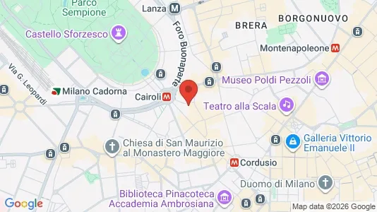 Apartments for rent i Milano Zona 1 - Centro storico - kort over placeringen