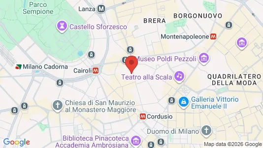 Apartments for rent i Milano Zona 1 - Centro storico - kort over placeringen