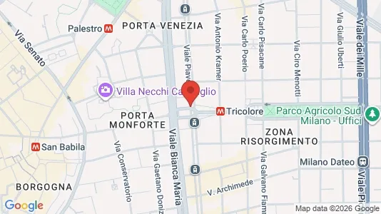 Apartments for rent i Milano Zona 1 - Centro storico - kort over placeringen