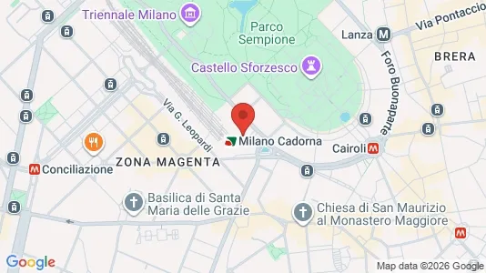 Apartments for rent i Milano Zona 1 - Centro storico - kort over placeringen