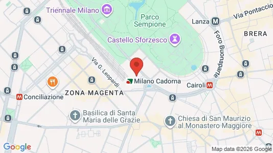 Apartments for rent i Milano Zona 1 - Centro storico - kort over placeringen