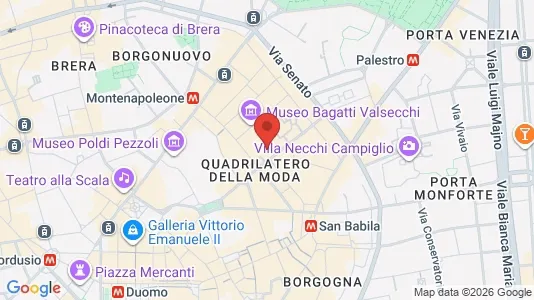 Apartments for rent i Milano Zona 1 - Centro storico - kort over placeringen