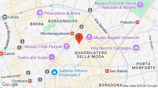 Apartments for rent i Milano Zona 1 - Centro storico - kort over placeringen