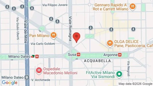 Apartments for rent i Milano Zona 3 - Porta Venezia, Città Studi, Lambrate - kort over placeringen