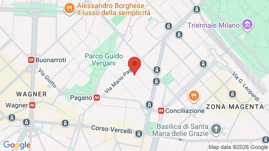 Apartments for rent i Milano Zona 1 - Centro storico - kort over placeringen