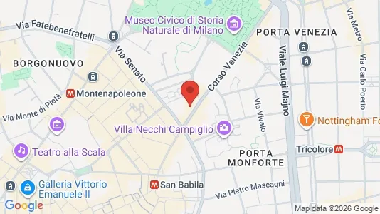 Apartments for rent i Milano Zona 1 - Centro storico - kort over placeringen