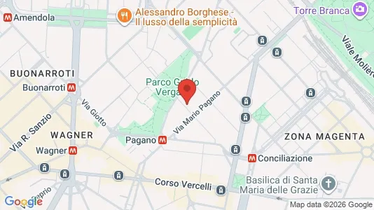 Apartments for rent i Milano Zona 1 - Centro storico - kort over placeringen