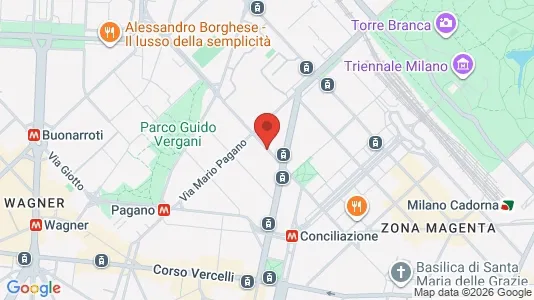 Apartments for rent i Milano Zona 1 - Centro storico - kort over placeringen