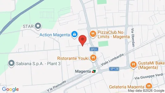 Apartments for rent i Magenta - kort over placeringen